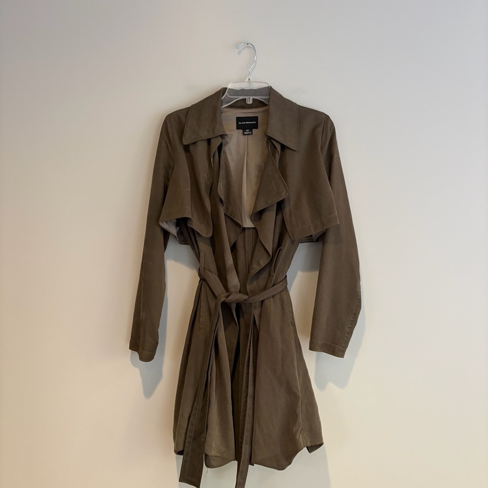 Club Monaco Tan Trench Coat
